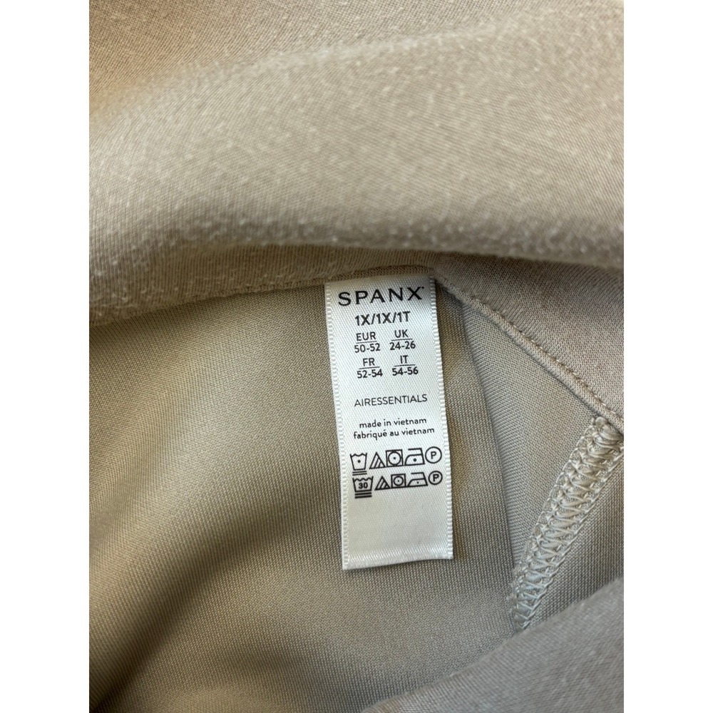 Spanx AirEssentials Half Zip Jogger Set Taupe Women XL 1X Loungewear 2-Piece - Picture 11 of 14